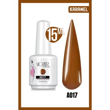 Mozıur A017 Kahverengi Uv Led Kalıcı 15 ml Oje