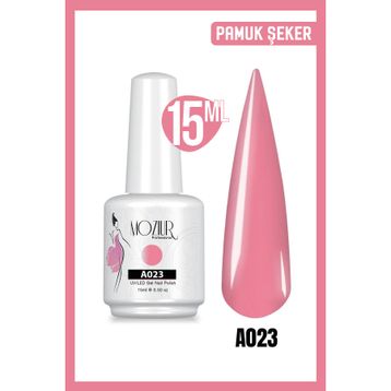 Mozıur A023 Pembe Uv Led Kalıcı 15 ml Oje