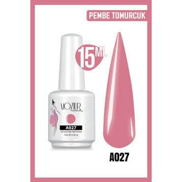Mozıur A027 Pembe Uv Led Kalıcı 15 ml Oje