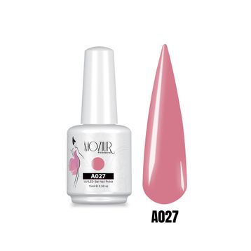 Mozıur A027 Pembe Uv Led Kalıcı 15 ml Oje