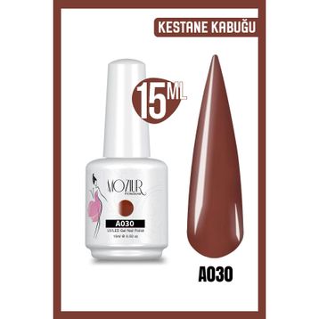 Mozıur A030 Kahverengi Uv Led Kalıcı 15 ml Oje