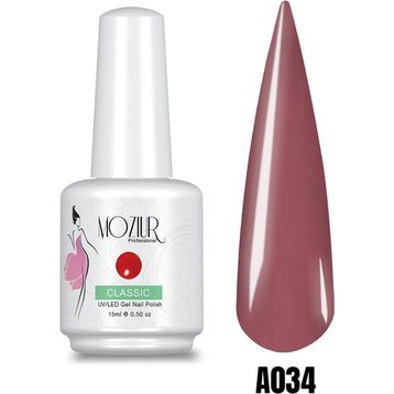 Mozıur A034 Uv Led Kalıcı 15 ml Oje