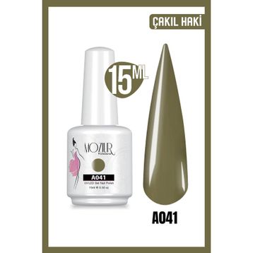 Mozıur A041 Yeşil Uv Led Kalıcı 15 ml Oje