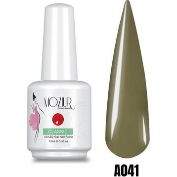 Mozıur A041 Yeşil Uv Led Kalıcı 15 ml Oje