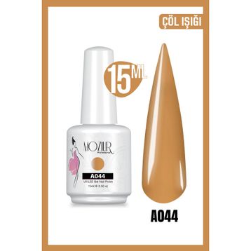 Mozıur A044 Kahverengi Uv Led Kalıcı 15 ml Oje