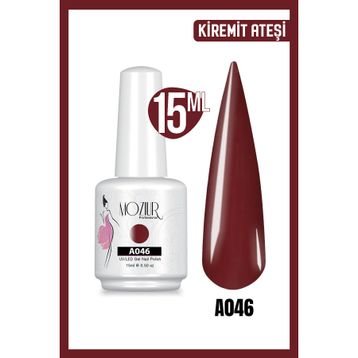 Mozıur A046 Kırmızı Uv Led Kalıcı 15 ml Oje