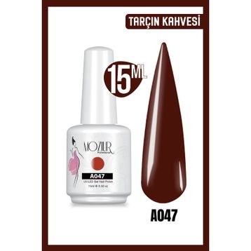 Mozıur A047 Kahverengi Uv Led Kalıcı 15 ml Oje