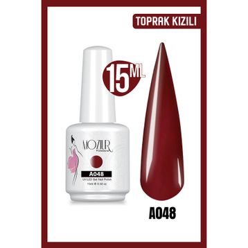 Mozıur A048 Kırmızı Uv Led Kalıcı 15 ml Oje