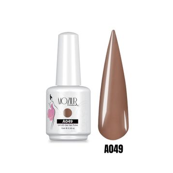Mozıur A049 Kahverengi Uv Led Kalıcı 15 ml Oje