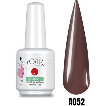 Mozıur A052 Kahverengi Uv Led Kalıcı 15 ml Oje