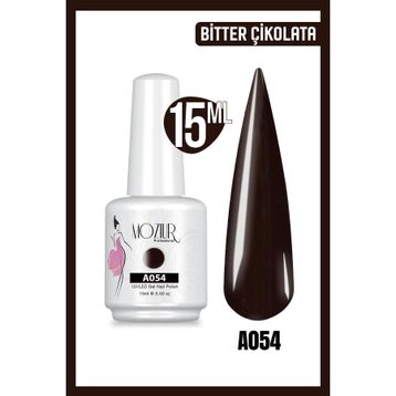 Mozıur A054 Kahverengi Uv Led Kalıcı 15 ml Oje