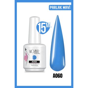 Mozıur A060 Mavi Uv Led Kalıcı 15 ml Oje