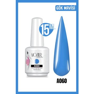 Mozıur A060 Mavi Uv Led Kalıcı 15 ml Oje