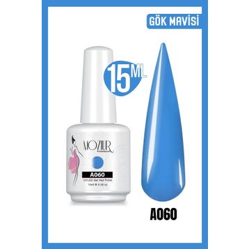 Mozıur A060 Mavi Uv Led Kalıcı 15 ml Oje