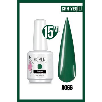 Mozıur A066 Yeşil Uv Led Kalıcı 15 ml Oje