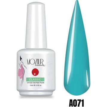 Mozıur A071 Mavi Uv Led Kalıcı 15 ml Oje
