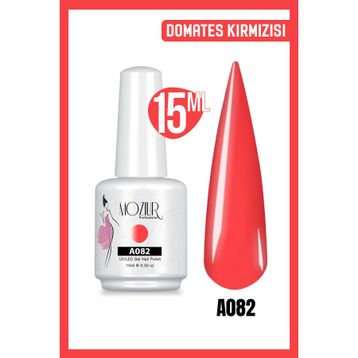 Mozıur A082 Kırmızı Uv Led Kalıcı 15 ml Oje