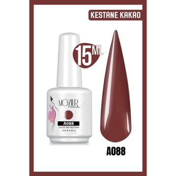 Mozıur A088 Kahverengi Uv Led Kalıcı 15 ml Oje