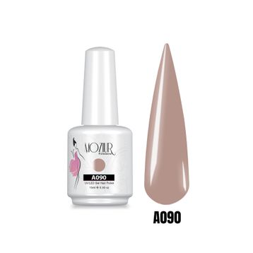 Mozıur A090 Kahverengi Uv Led Kalıcı 15 ml Oje