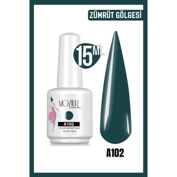 Mozıur A102 Yeşil Uv Led Kalıcı 15 ml Oje