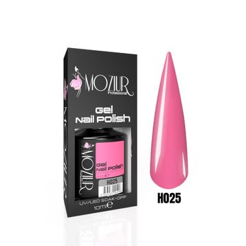 Mozıur H025 Pembe Uv Led Kalıcı 10 ml Oje