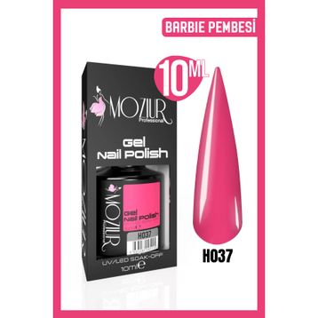 Mozıur H037 Pembe Uv Led Kalıcı 10 ml Oje