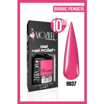 Mozıur H037 Pembe Uv Led Kalıcı 10 ml Oje