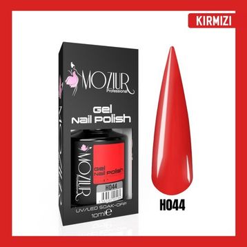 Mozıur H044 Kırmızı Uv Led Kalıcı 10 ml Oje