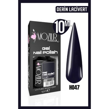 Mozıur H047 Lacivert Uv Led Kalıcı 10 ml Oje