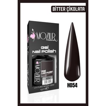 Mozıur H054 Kahverengi Uv Led Kalıcı 10 ml Oje