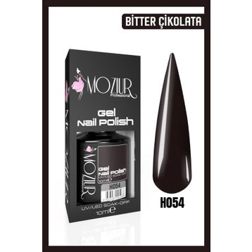 Mozıur H054 Kahverengi Uv Led Kalıcı 10 ml Oje