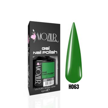 Mozıur H063 Yeşil Uv Led Kalıcı 10 ml Oje