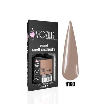 Mozıur H160 Kahverengi UV Led Kalıcı 10 ml Oje