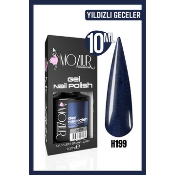 Mozıur H199 Simli UV Led 10 ml Kalıcı Oje