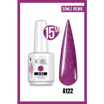 Mozıur Simli Seri A122 Uv Led Kalıcı 15 ml Oje