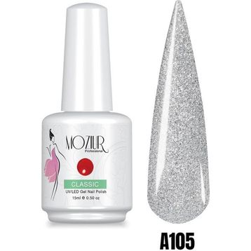 Mozıur Uv Led A105 Simli Seri Kalıcı 15 ml Oje