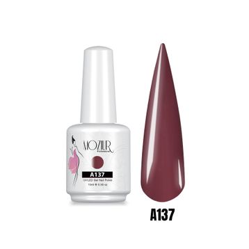 Mozıur Uv Led A137 Kırmızı Kalıcı 15 ml Oje