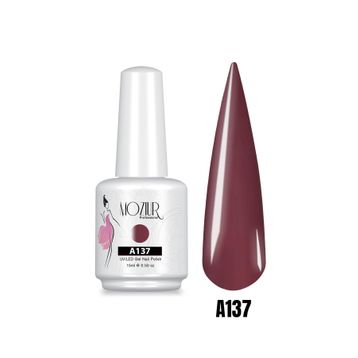 Mozıur Uv Led A137 Kırmızı Kalıcı 15 ml Oje