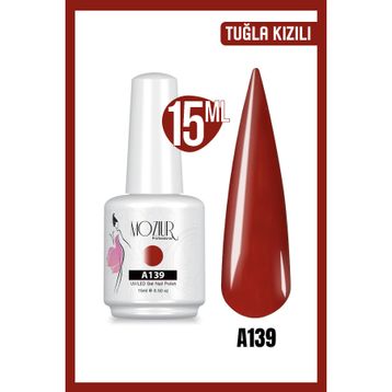 Mozıur Uv Led A139 Kırmızı Kalıcı 15 ml Oje