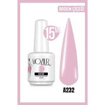 Mozıur Uv Led A232 Pembe Kalıcı 15 ml Oje