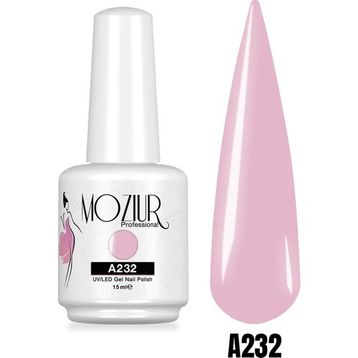 Mozıur Uv Led A232 Pembe Kalıcı 15 ml Oje