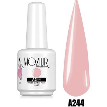 Mozıur Uv Led A244 Pembe Kalıcı 15 ml Oje