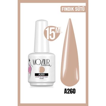 Mozıur Uv Led A260 Kahverengi Kalıcı 15 ml Oje