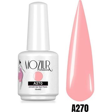 Mozıur Uv Led A270 Pembe Kalıcı 15 ml Oje