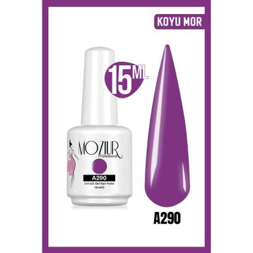 Mozıur Uv Led A290 Parlak Mor Kalıcı 15 ml Oje