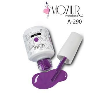 Mozıur Uv Led A290 Parlak Mor Kalıcı 15 ml Oje