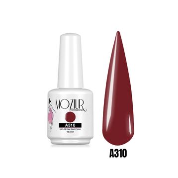 Mozıur Uv Led A310 Bordo Kalıcı 15 ml Oje