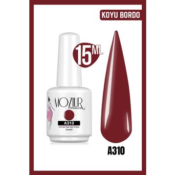 Mozıur Uv Led A310 Bordo Kalıcı 15 ml Oje