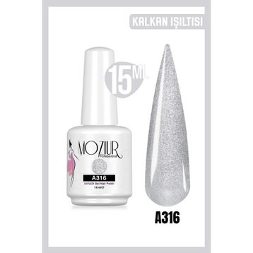 Mozıur Uv Led A316 Gümüş Kalıcı 15 ml Oje