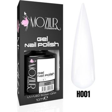 Mozıur Uv Led H001 Kireç Beyaz Kalıcı 10 ml Oje
